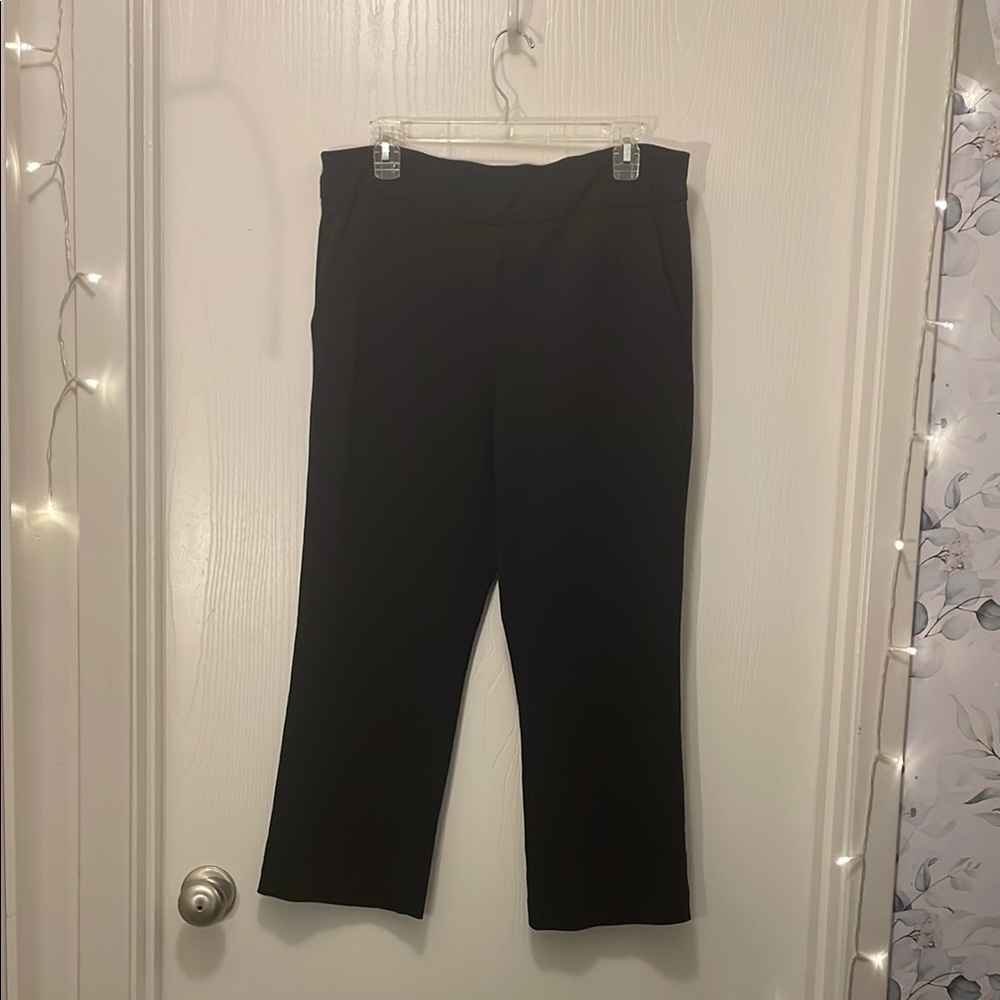 Jules & Leopold Black Cropped Ankle Pants